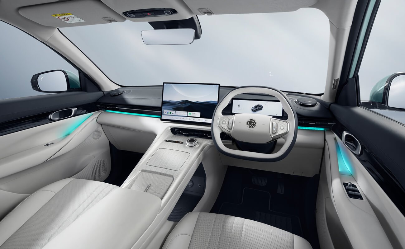 Alabaster White Executive Cockpit