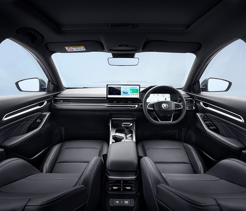 Proton S70 Executive Black Interior and Digital Cockpit